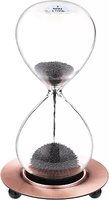 Magnetic Hourglass 1 Minute Sand Timer Large Sand Clock One Minute • $22.09