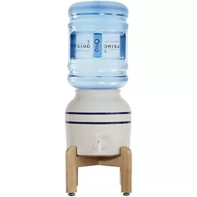 Primo Ceramic Countertop Water Jug Dispenser/Crock With Stand Water Dispenser • $67.09