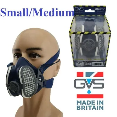 £23.95 • Buy GVS Elipse SPR299 P3 Reusable Half Mask Small/Medium With Filters Made In The UK