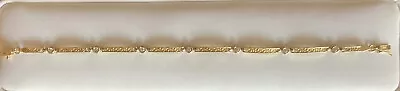 14K Gold And Diamond Bracelet - 25 Years Old Never Worn - BEAUTIFUL!! MUST SEE! • $299.95