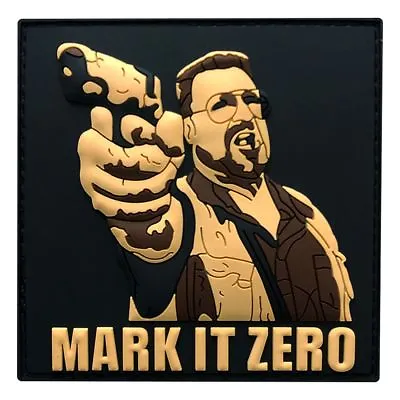 Mark It Zero Big Lebowski Hook Patch [3D-PVC Rubber-3.0 X 3.0 Inch -MZL-2] • $7.99