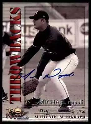 2001 Royal Rookies Mike Napoli  Hand Signed Autograph Card Rookie Auto Autograph • $9.49