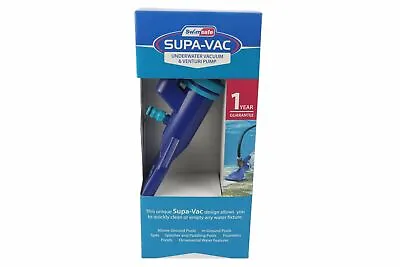 £44.77 • Buy Supa Vac / SupaVac Spa Vacuum Pool Or Pond Cleaner Kit With Telescopic Pole 