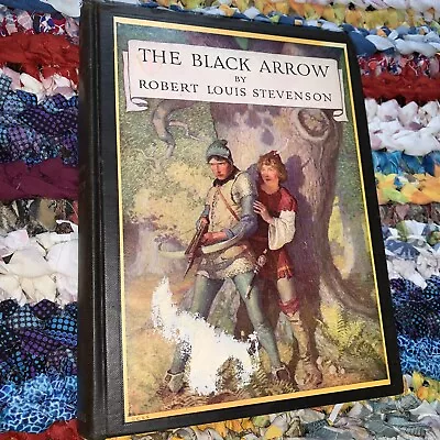 The Black Arrow Robert Louis Stevenson 1955 N.C. Wyeth Illus. Scribners • $14.99