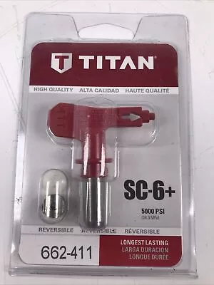 New Titan Tool SC-6+ Reversible Airless Spray Tip 662-411 • $18.50