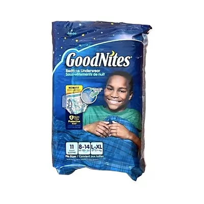 Vintage GoodNites Boys Bedtime Underwear Nightime L-XL Camoflauge 12 Count • $59.99