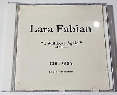 Lara Fabian I Will Love Again RARE TRACK UK Test Pressing Promo CD Single- Nue 9 • £401.74