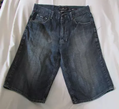 Men's  ECKO UNLTD  Size 34 (W34xL13.5) Faded Blue Baggy Fit Denim Shorts • $21.99