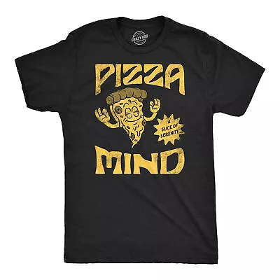 Mens Funny T Shirts Pizza Mind Sarcastic Food Graphic Tee For Men • $9.50