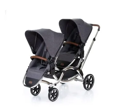 Zoom Abc Tandem Pushchair Stroller Pram • £350