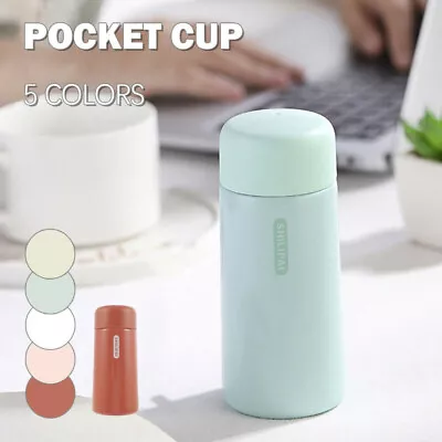 Insulated Coffee Mug Cup Thermal Flask Leak Proof  Vacuum Stainless Steel Travel • £7.69