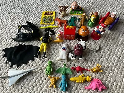 Vintage 1980s Toy Lot Batman Super Mario Gumby Ghostbusters Gremlins E.T. & MORE • $34.99