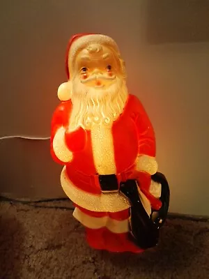 Vintage Empire Blow Mold Christmas Lighted Santa Clause 13  1968 Figure • $26.99