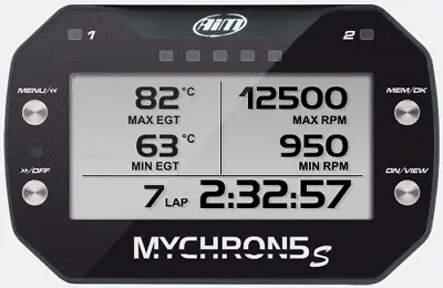 AiM MyChron5S GPS Cylinder Head Temp GoKart WiFi 4Gb Data Acquisition Lap Timer • $599