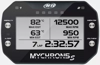 AiM MyChron5S W/GPS EGT & H20 For GoKart WiFi 4Gb Data Acquisition Lap Timer • $699