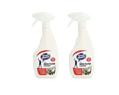 £12.99 • Buy 2x Oven Mate Cooker Hood Mesh Filter Cleaner 500ml Grease & Grime Remover