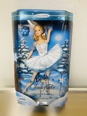 Barbie As Snowflake Doll In The Nutcracker Classic Ballet 1999 Mattel With Stand • $40
