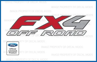 $39.09 • Buy Set Of 2: Ford F350 F450 FX4 Off Road Decals Stickers DUALLY ONLY Bed Side FH1E2