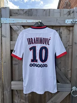 Nike PSG Paris Saint-Germain Away Shirt 2015/16 Ibrahimovic #10 Medium M Rare • £39.99