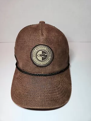 O'neil Wetsuit Company Brown Corduroy Style Snap Back Mesh Hat • $18.50