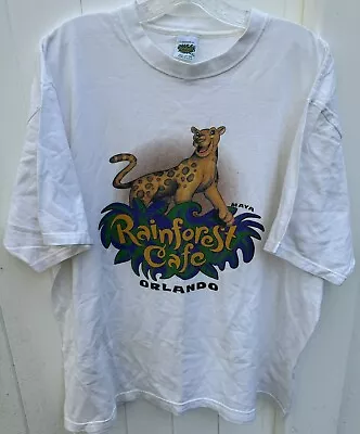 Vintage Rain Forest Cafe Graphic Tee Shirt Sz XL MAYA Lion King RARE!! USA • $24.99