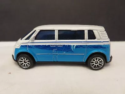 2001 Matchbox Volkswagen VW Microbus Van Blue/White 1:58 Die-Cast • $10.51