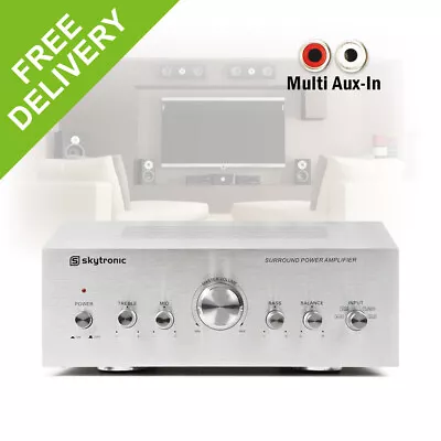 Modern Stereo Hifi Amplifier 2x200W DVD CD MP3 Player Aux Inputs Home Audio Amp • £91.99