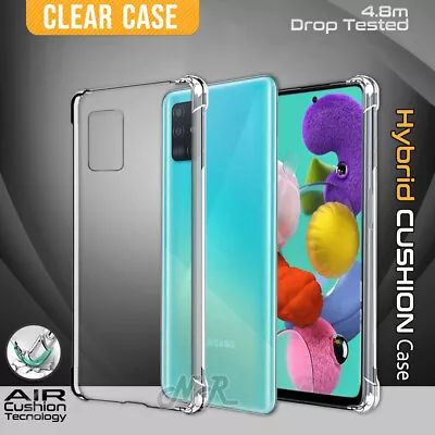 For Samsung Galaxy A53 A22 A52S A72 A90 Clear Case Shockproof Heavy Duty Cover • $7.99