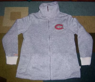 Heavy VINTAGE-Style MONTREAL CANADIENS Stitched CCM Throwback WOMEN'S JACKET XL • $19.99