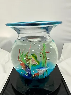 Murano Glass Fish Bowl Aquarium • $316