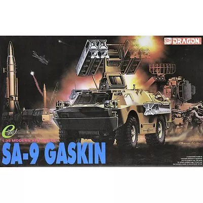 Dragon 3515 Soviet SA9 Gaskin 1/35 Scale Plastic Model Military Vehicle Kit • £36.95