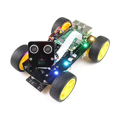 Freenove 4WD Smart Car Kit For Raspberry Pi 4 B 3 B+ Robot Servo Camera App • $87.99