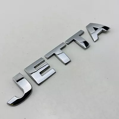 1999-2005 Volkswagen Jetta Emblem Letters Logo Badge Trunk Rear Chrome OEM F31 • $29.99