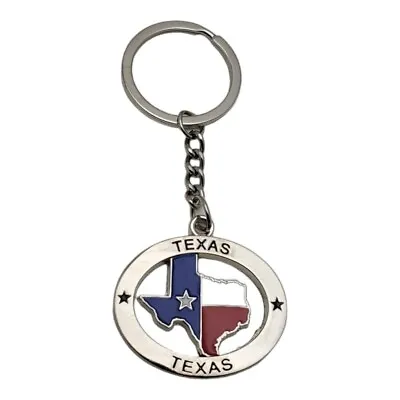 Texas Metal Keychain Key Ring Travel Tourist Souvenir Gift Collectible USA State • $2.99