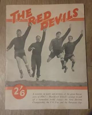 Vintage Manchester United SOUVENIER BROCHURE Busby's Babes Rare • £60