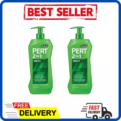Pert Classic Clean Shine Enhancing 2 In 1 Shampoo Plus Conditioner 33.8 Oz 2 PK • $15.99