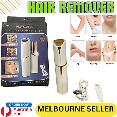 Women Flawless Finishing Touch Painless Face Facial Hair Remover Facial Clean • $20.04