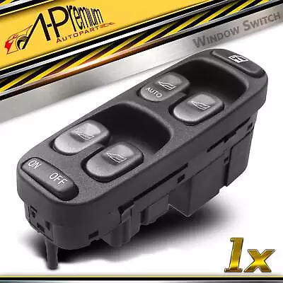 Power Window Switch Front Left For Volvo S70 V70 1998 1999 2000 W/ One Auto Down • $26.79