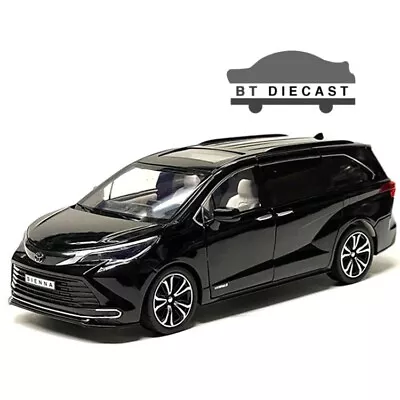 Mijo Toyota Sienna Mini Van 1/24 Diecast Model Car Black H08111bk • $22.99