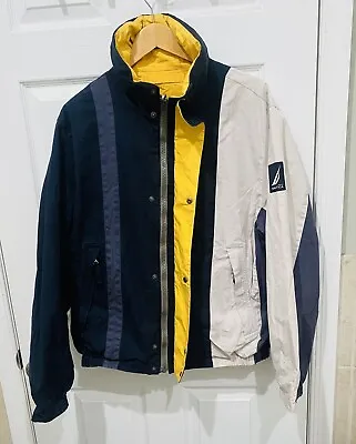 Vintage Nautica Reversible Jacket Mens L • $35