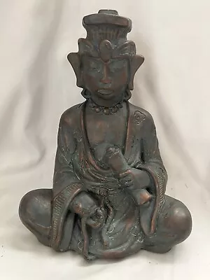 Oriental Boy Signed Universal Statuary Chicago Corp 1996 10  • $60