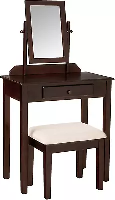 Frenchi Home Furnishing 3 Piece Vanity Set Mahogany • $121.99