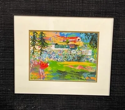 Vintage LeRoy Neiman Framed Limited Portfolio Print AMPHITHEATER AT RIVIERA COA • $237.50