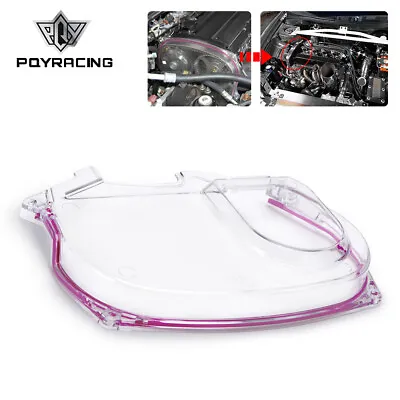 Clear Cam Timing Belt Cover For Mitsubishi Lancer Evolution EVO 9 IX Mivec 4G63 • $32.30