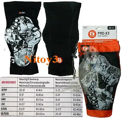 G-Form Pro-X3 Knee Guards-Mountain Bike/Moto Cross/Enduro Men XL • $38.95