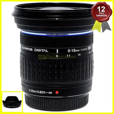 Olympus Zuiko Digital 9/18mm F4-5.6 ED 4/3 18/36mm Camera Lens • £299.44