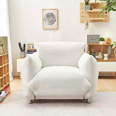 Upholstered Reading ArmchairMid Century Modern Arm Chair Single Sofa Chair • $165.37