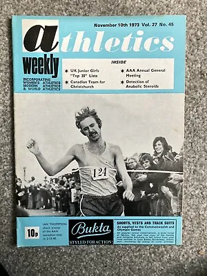 £6.99 • Buy ATHLETICS WEEKLY - 10th November 1973 - Ian Thomson; Steroids Detection