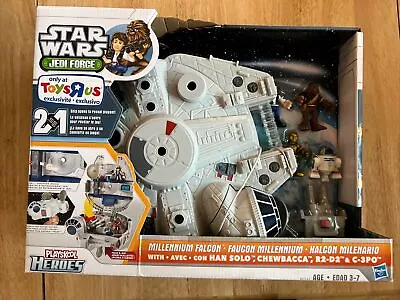 Playskool Heroes Star Wars MILLENNIUM FALCON Jedi Force Toys R Us Exclusive NEW • $49.99