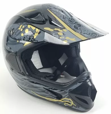 Davison Motocross Off Road Motorcycle Helmet Black Off-Road XL New • $48.87